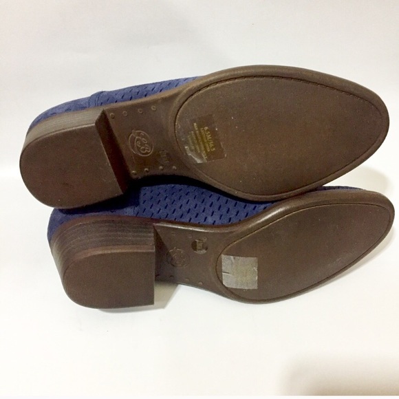 Sold Lucky Brand Baley Suede Blue Booties - Picture 6 of 8